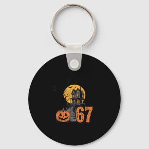Porte-clés 67 Meme Halloween Ensorcelé Effrayant - Six Seven 