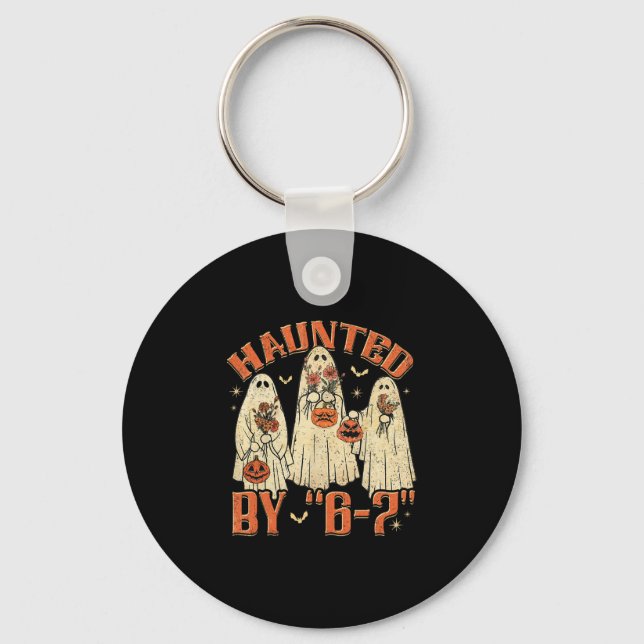 Porte-clés 67 Meme Halloween Haunted  (Recto)