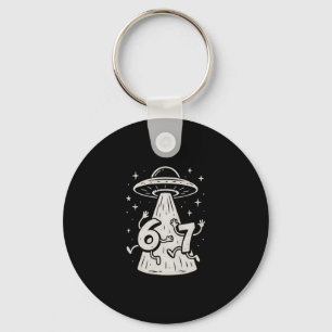 Porte-clés 67 Mème Internet Ufo Six Sept Tendance Virale Gen