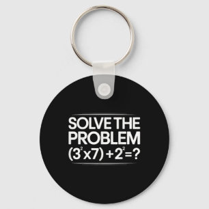 Porte-clés 67 Meme Math Drôle Six Sept Professeur Brainrot Bl