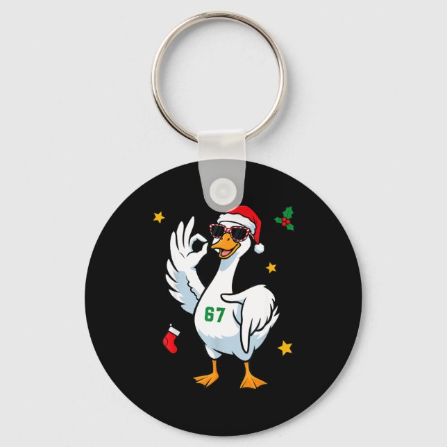 Porte-clés 67 Meme Silly Goose 6 7 Funny Six Seven Christmas  (Recto)
