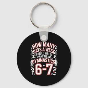 Porte-clés 67 Meme Six Seven Drôle Combien De Jours Gymnastiq