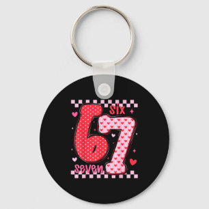 Porte-clés 67 Meme Six Seven Pour Enfants Femmes Hommes Garço