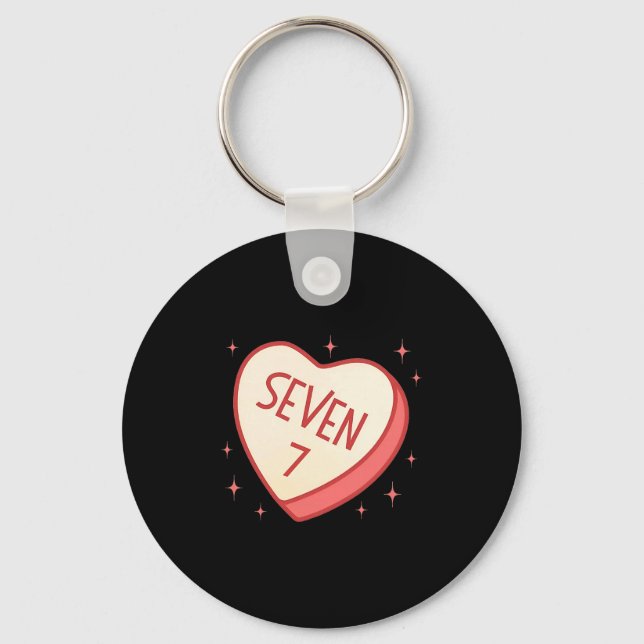 Porte-clés 67 Meme Valentines Day Candy Heart Six Seven Match (Recto)