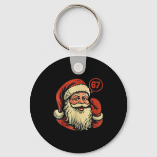 Porte-clés 67 Noël Drôle Six Sept Mème 6_7 Chemise Santa