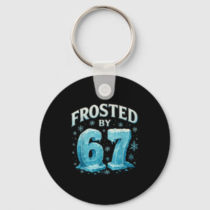 Porte-clés 67 Noël Glace Gelée Froid 6 7 Internet Mème Xmas