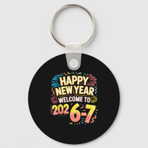 Porte-clés 67 Nouvel An - Bonne Année 2026-7 Drôle 67