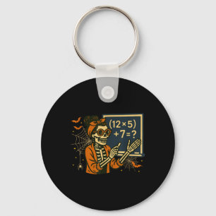 Porte-clés 67 Professeur Halloween Squelette Six Sept Mème Ma