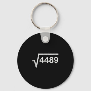 Porte-clés 67 Six Seven 6-7 Mème Racine Carrée 4489 Argot Mat