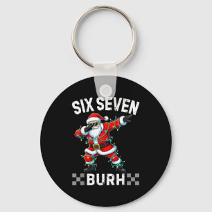 Porte-clés 67 Six Seven Burh Drôle de Noël 6 7 Mème Hommes Fe