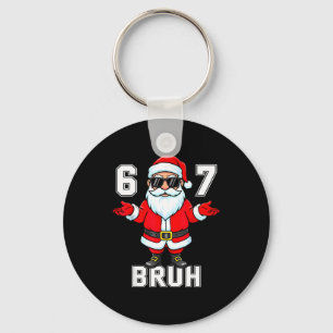 Porte-clés 67 Six Seven Burh Drôle de Noël 6 7 Mème Hommes Fe