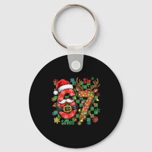 Porte-clés 67 Six Seven Drôle de Noël 6 7 Mème Blague Garçons