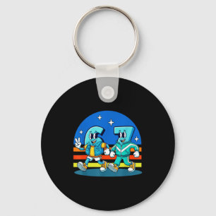 Porte-clés 67 Six Seven Drôle Mème Conception Drôle Enfants É