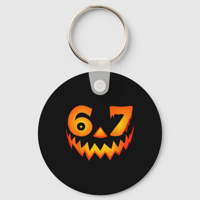 Porte-clés 67 Six Seven Halloween Costume For Students Teache (Recto)