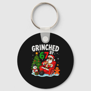 Porte-clés 67 Six Seven Mème Noël Grinché par 6-7 Gen Al