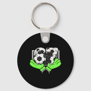 Porte-clés 67 Soccer Ll Filet de gardien et gants pour joueur
