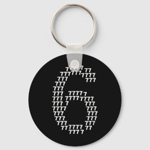 Porte-clés 67 Soixante-Sept Drôle 6 7 Mème Costume d'Hallowee