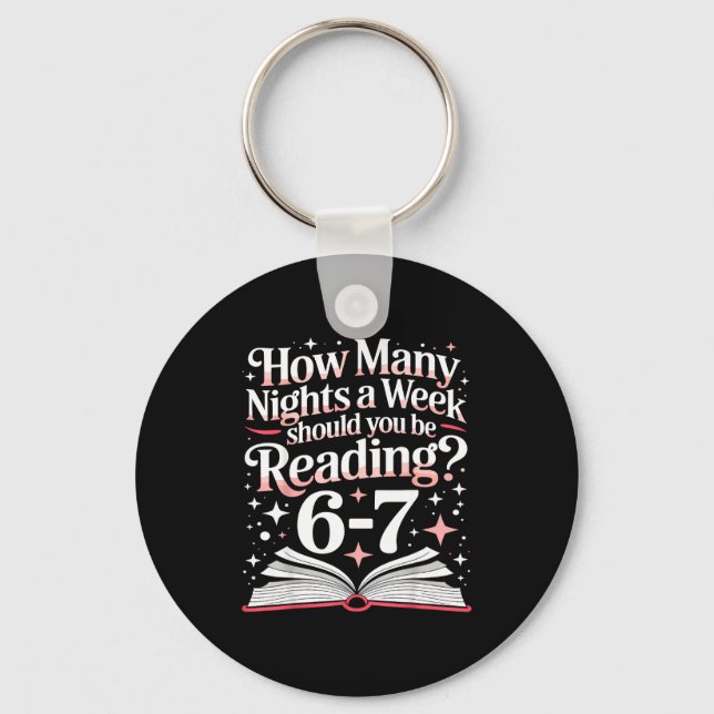 Porte-clés 67 Teacher How Many Nights A Week Should You Be Re (Recto)