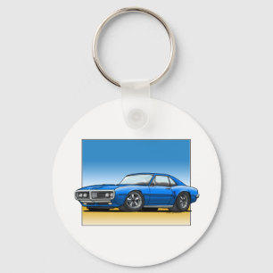 Porte-clés 68_Firebird_BLUE