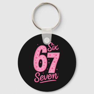 Porte-clés 6 7 Numéro 67 Nk Six Sept Mème Argot Femmes Filles
