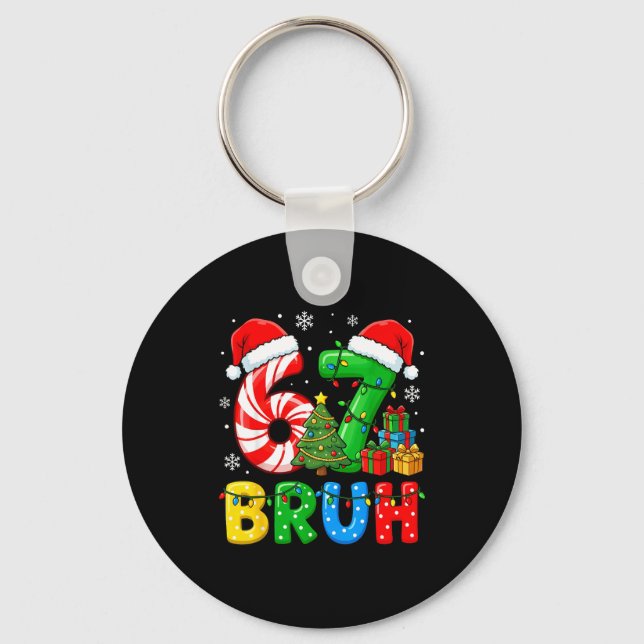 Porte-clés 6 7 Pajamas Six Seven Matching Ugly Christmas 67 G (Recto)