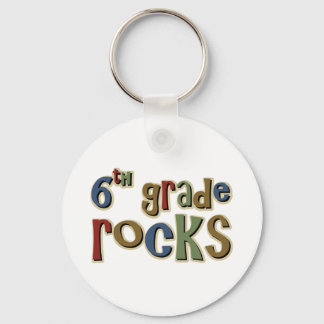 Porte-clés 6e année Rocks Sixième année
