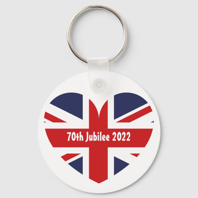 Porte-clés 70th Jubilee 2022 British Flag (Recto)
