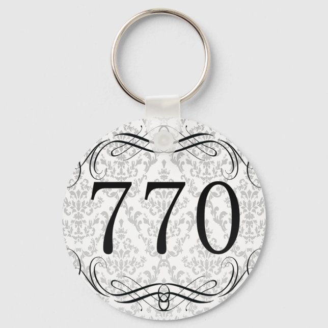 Porte-clés 770 Indicatif régional (Recto)