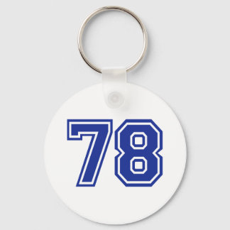 Porte-clés 78 - numéro