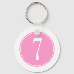 Porte-clés #7 Cercle rose