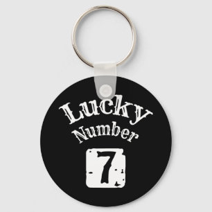Porte-clés 7 - Lucky Numéro 7 Chute