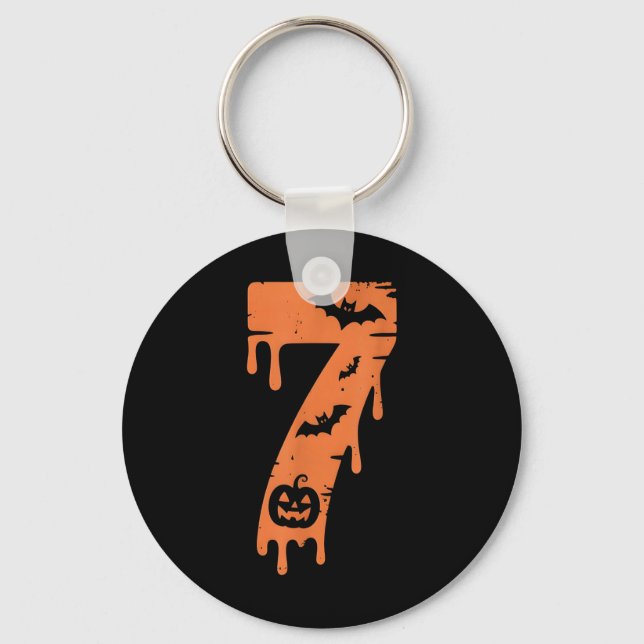 Porte-clés 7 Number Meme 67 Six Seven Halloween  (Recto)