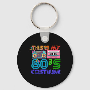 Porte-clés 80s Styles Hommes Femmes Halloween 1980s Voici Mes