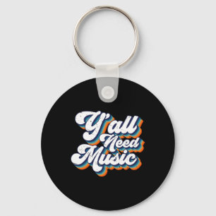 Porte-clés 80s Vous avez besoin de musique 1980s Retro Vintag
