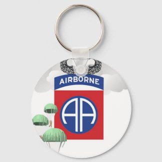 Porte-clés 82nd Airborne, Paratroopers, Senior Jump Wings