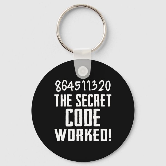 Porte-clés 864511320 Le Code Secret a Fonctionné ! Trump a Pe (Recto)