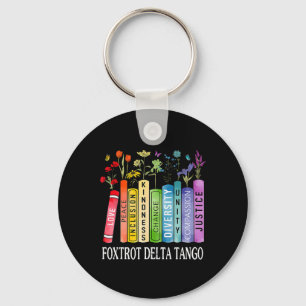 Porte-clés 8647 Foxtrots Tangos Deltas Livre Flower Resist Bo