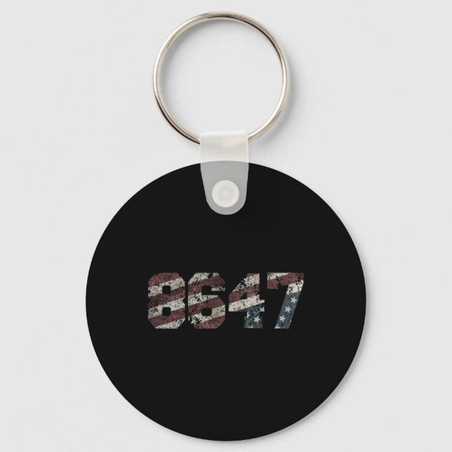 Porte-clés 8647 Style Drapeau Distressé (Recto)