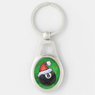 Porte-clés 8 Bal Christmas Green