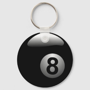 Porte-clés 8 ball key ring