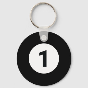 Porte-clés 8 Pool Ball 1 Billard Costume Halloween Groupe Ma