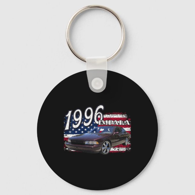 Porte-clés 96 Impala Lowrider Ss 4 juillet Américain (Recto)