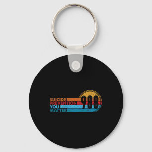 Porte-clés 988 Chemise Prévention du suicide Ligne de vie 988