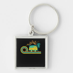 Porte-clés 98.Surf Camperrétrosunsetpalm arbre Camper Van C