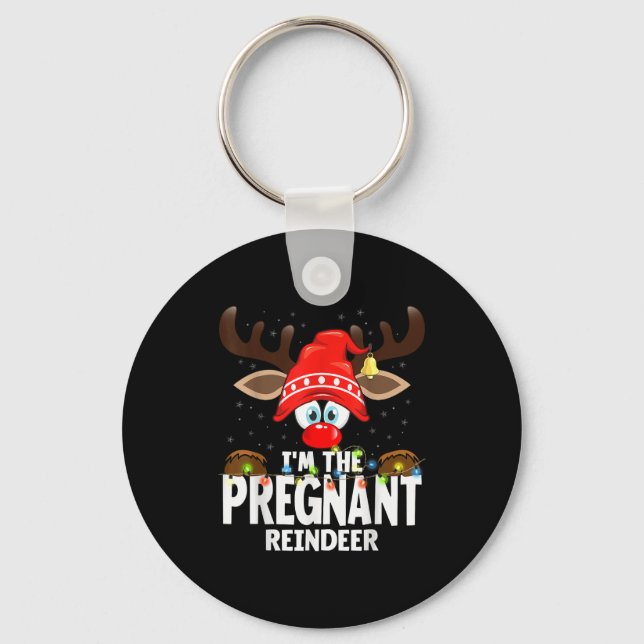 Porte-clés 99 Matching Christmas Reindeer - Uni-adults, Black (Recto)