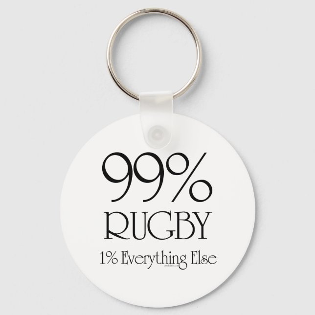 Porte-clés 99 % Rugby (Recto)