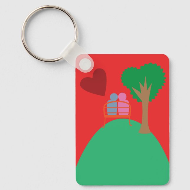 Porte-clés A Couple Dating  (Recto)