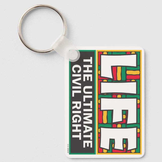 Porte-clés A keychain to promote your pro-life beliefs. (Recto)