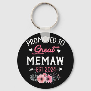 Porte-clés À la fleur Great Memaw Est 2024