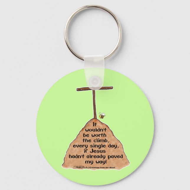 Porte-clés A la hauteur de la montée (Recto)